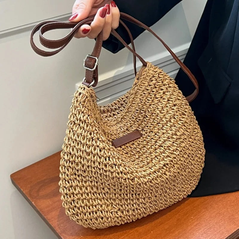 Margaux™ | Straw Crossbody Bag — 2