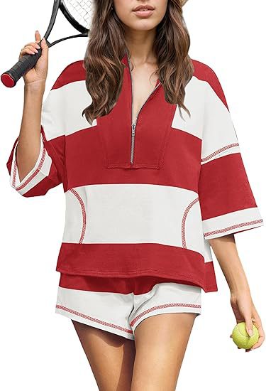 PAOLA™ - Comfortable Striped Lounge Set — 8