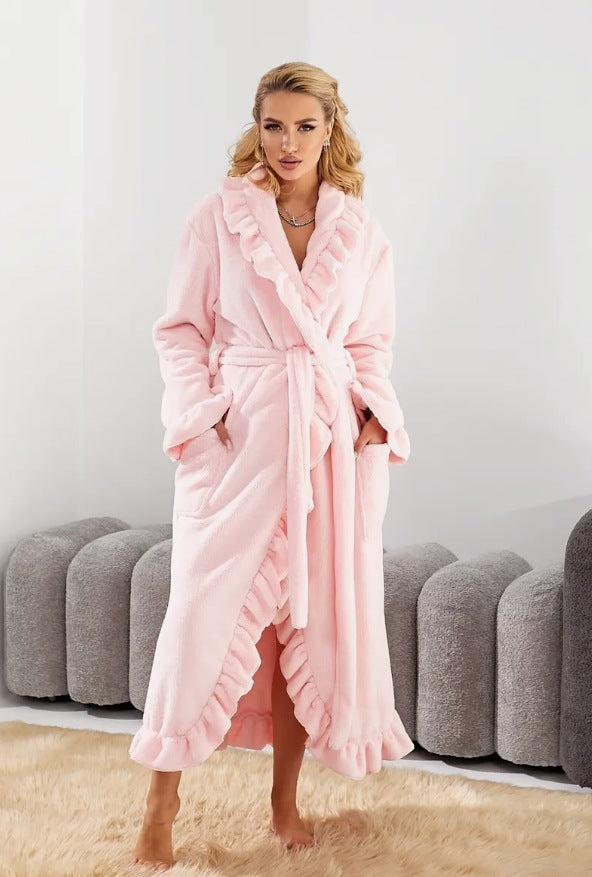 HEXA™ - Classy Ruffle Hem Robe — 7