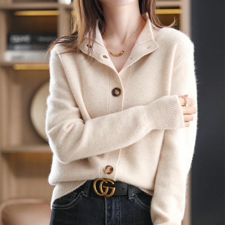 ELARA™ | Luxe Buttoned Sweater — 3