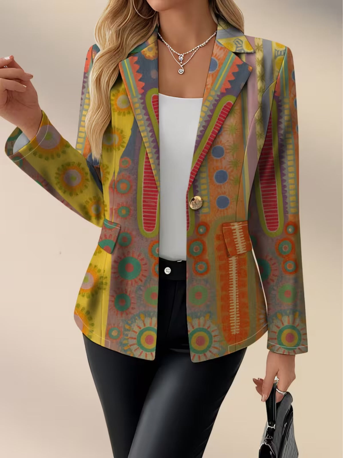 Faustine™ | Bohemian Medallion Blazer — 2