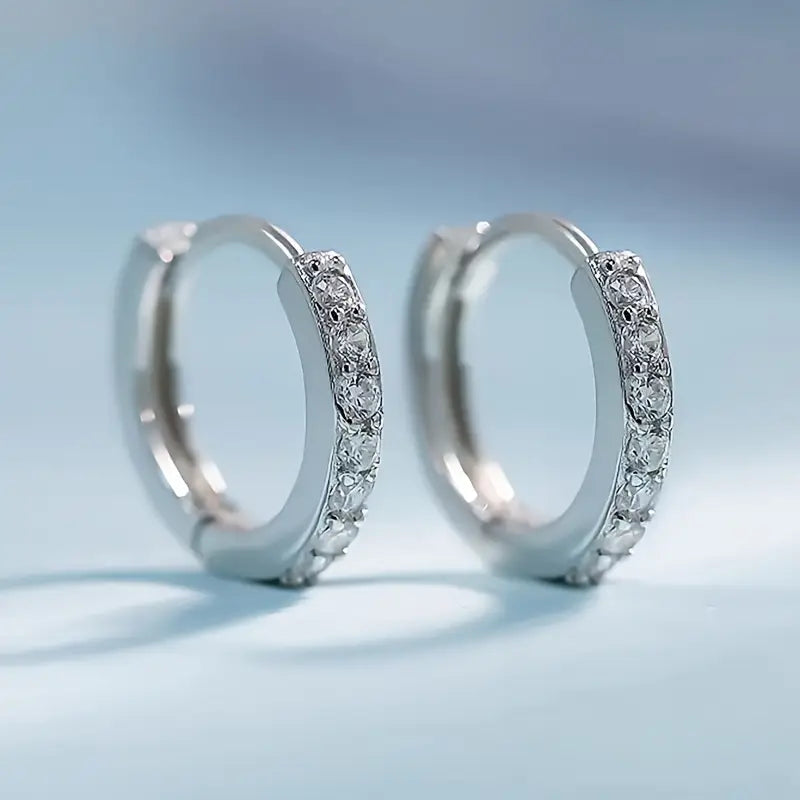 Mayfair Emerald Hoop Earrings — 4
