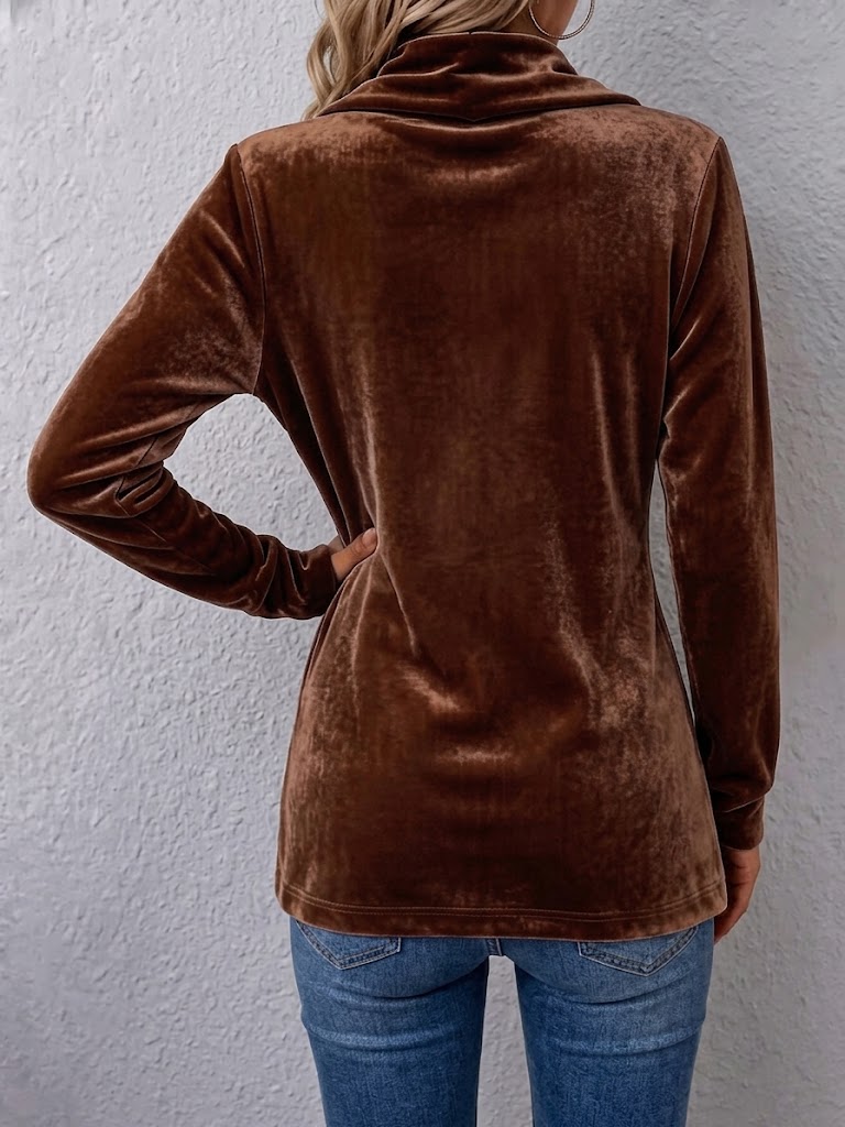 Holliwell™ | Vintage Lapel Button-Accent Long Sleeve Open Front Jacket — 2