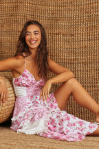 Maribelle | Boho Patchwork Maxi Dress