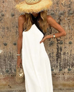 Miss | Jurk Dames Maxi Crossover - Viscose