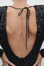 Starry Sequin | Maxi Jurk met Pailletten & Open Rug