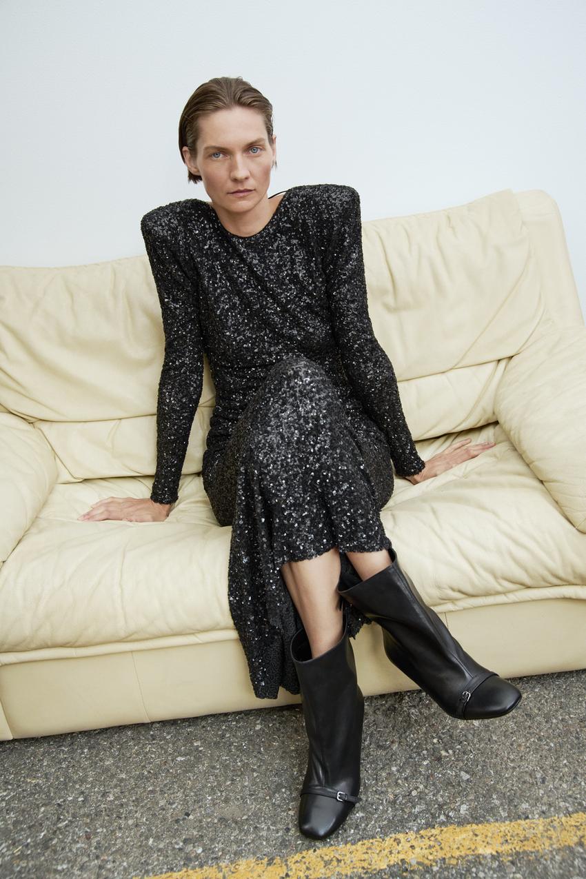 Starry Sequin | Maxi Jurk met Pailletten & Open Rug