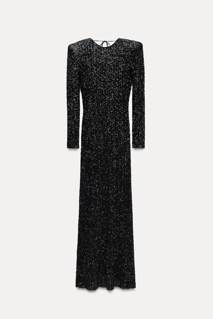Starry Sequin | Maxi Jurk met Pailletten & Open Rug