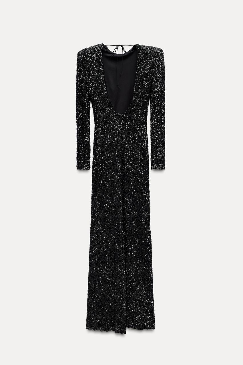 Starry Sequin | Maxi Jurk met Pailletten & Open Rug