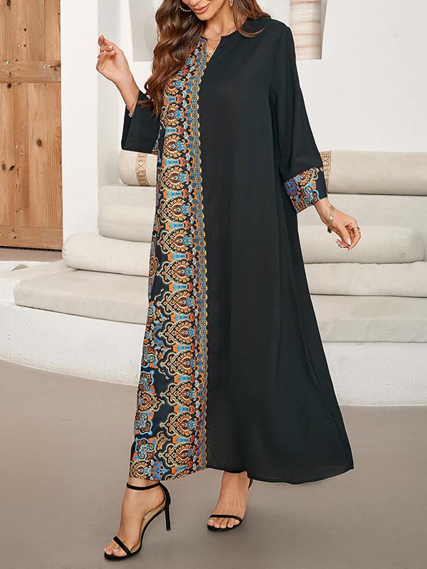 Miss | Jurk Dames Maxi Asymmetrisch - Chiffon