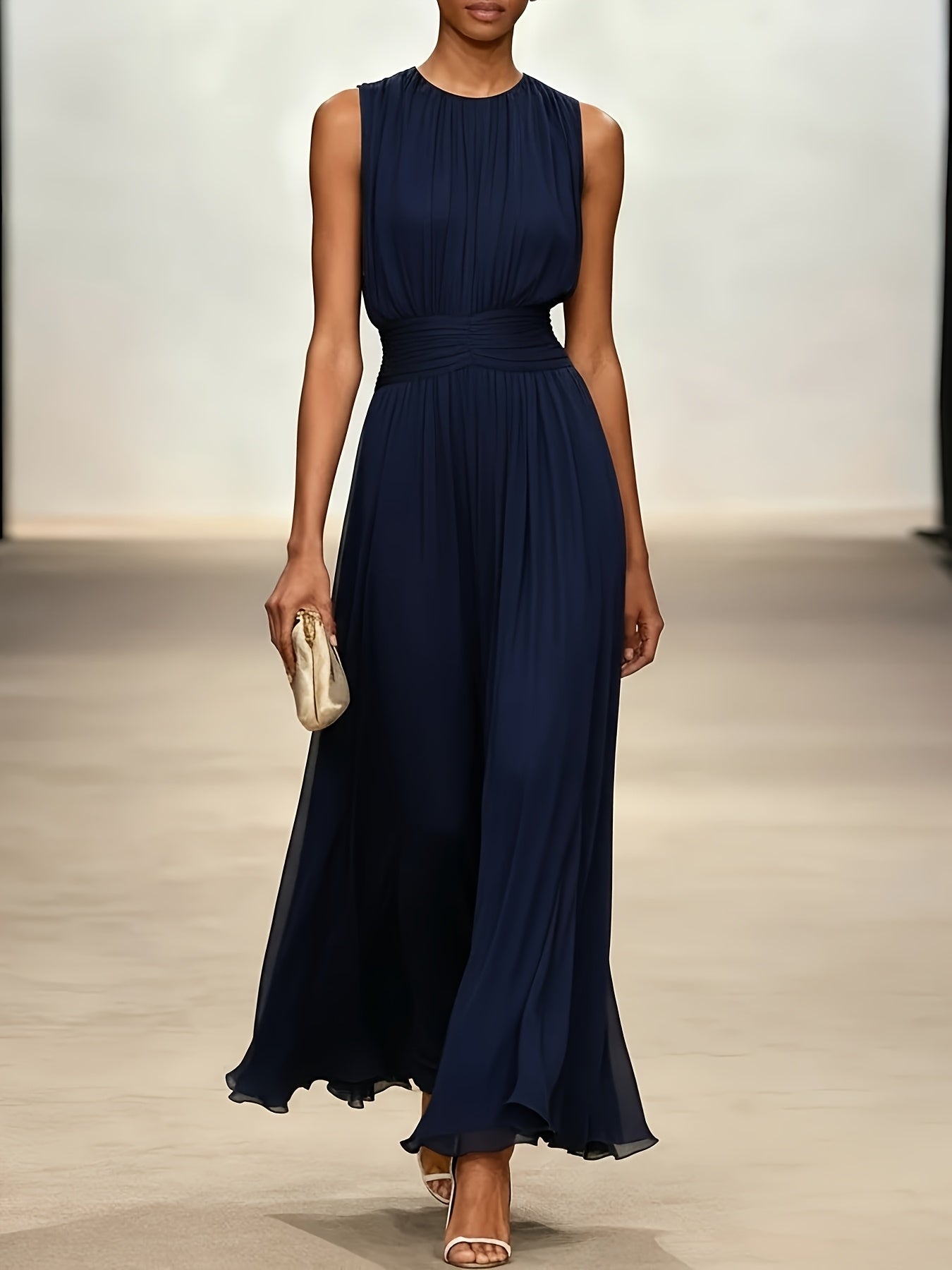 Miss | Jurk Dames Maxi Elegance - Viscose
