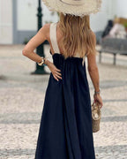 Miss | Jurk Dames Maxi Crossover - Viscose