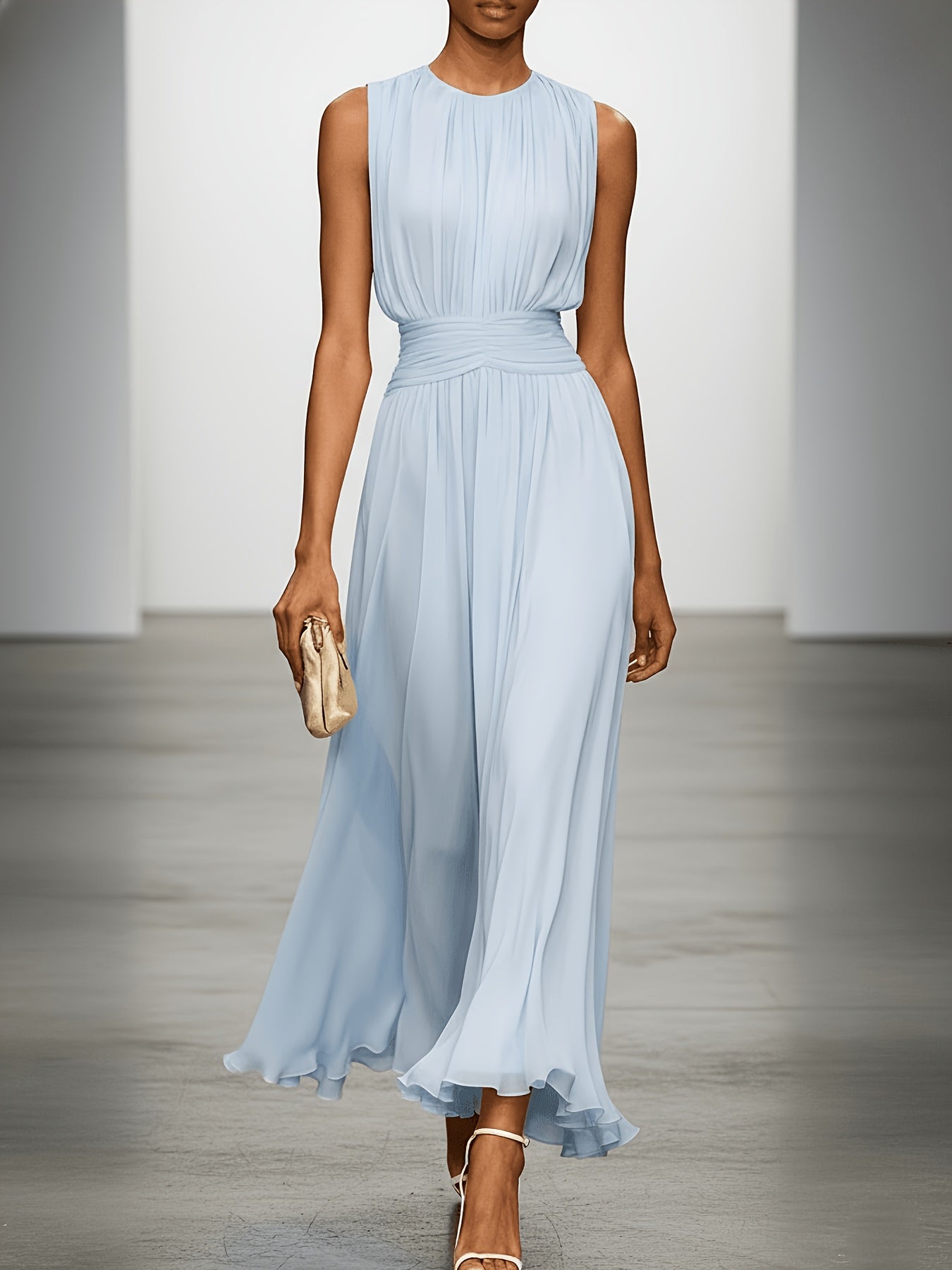 Miss | Jurk Dames Maxi Elegance - Viscose