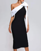 Colette | Off-Shoulder midi Jurk