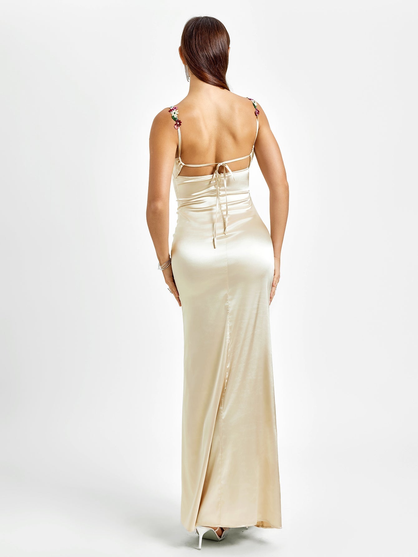 Fiorella Satin Gown | Maxi Jurk