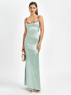 Fiorella Satin Gown | Maxi Jurk