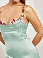 Fiorella Satin Gown | Maxi Jurk
