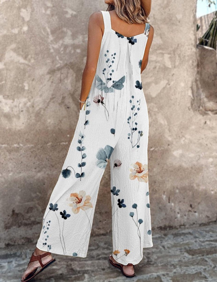 COMFORTABLE PRINTED OVERALLS — 4