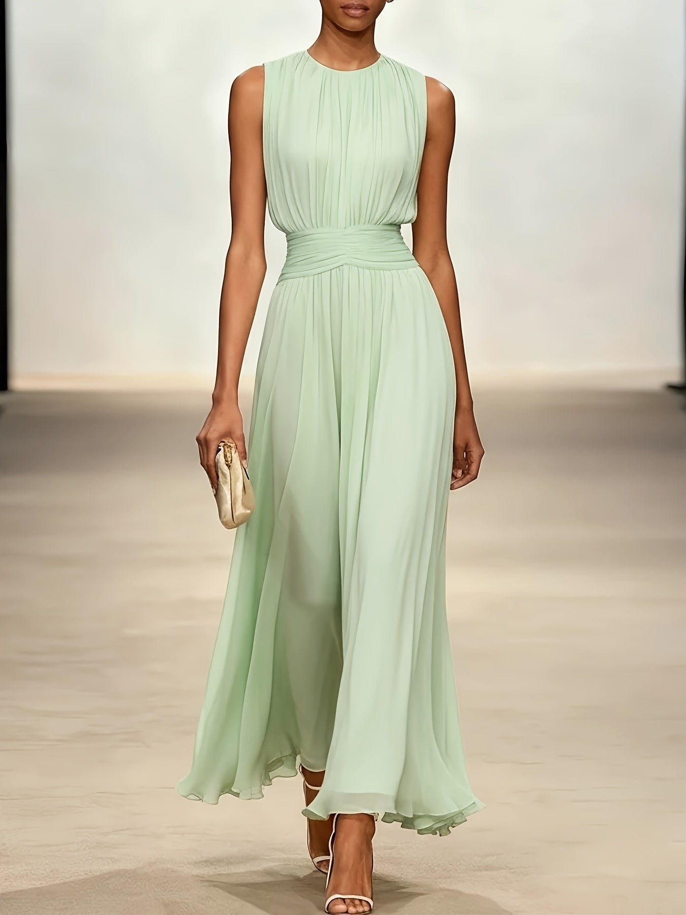 Miss | Jurk Dames Maxi Elegance - Viscose