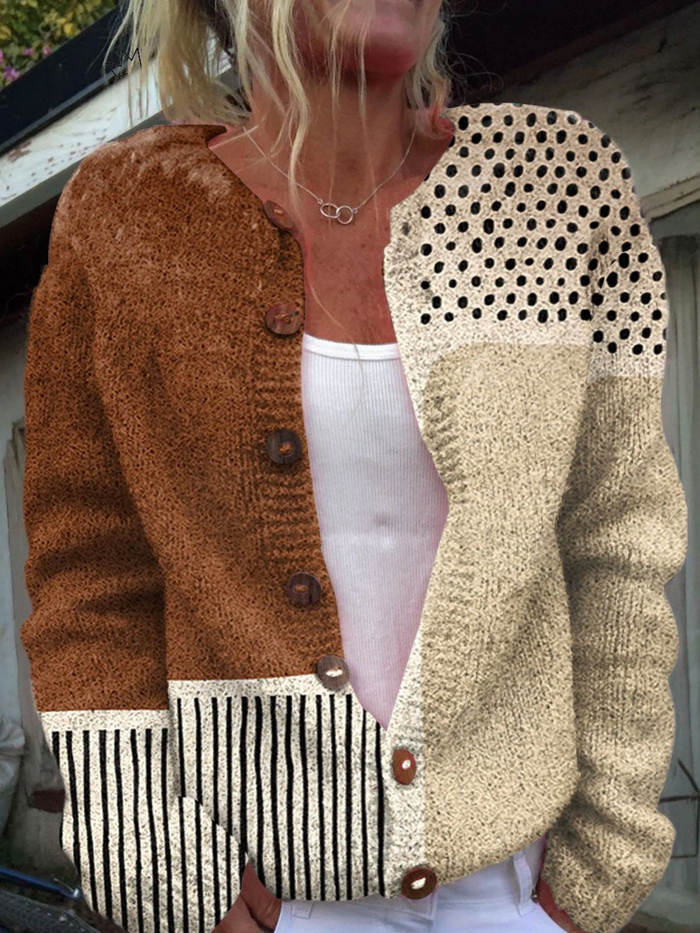 Eloise™ | Vintage Knit Cardigan Sweater — 1