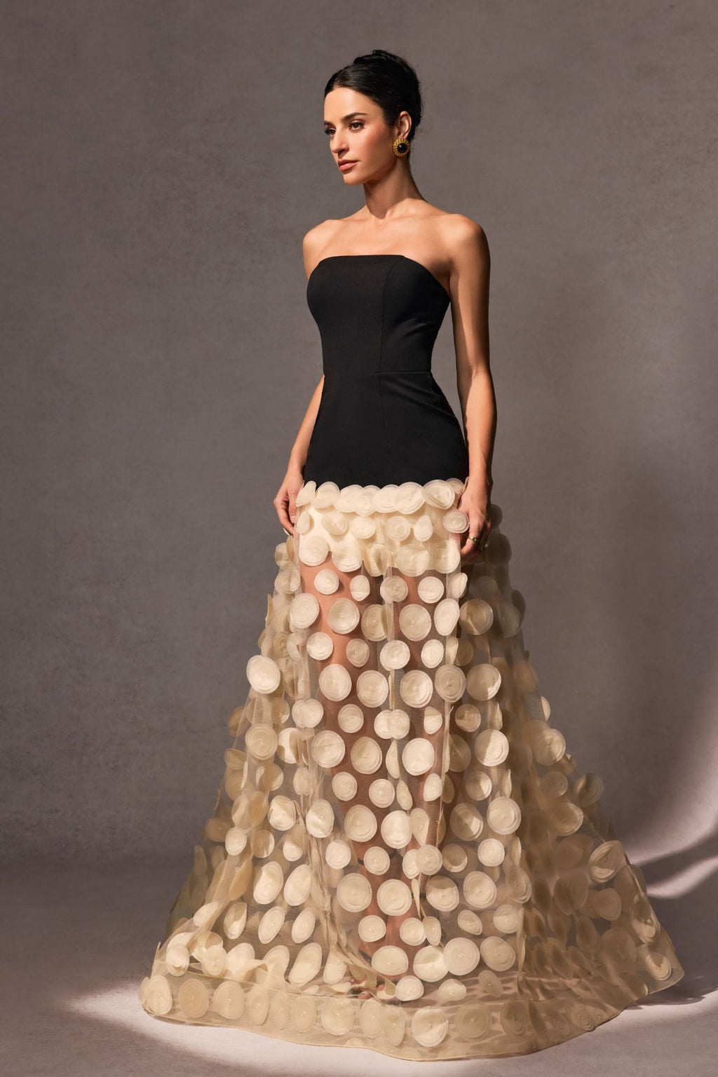Aurélienne | Statement Strapless Evening Dress