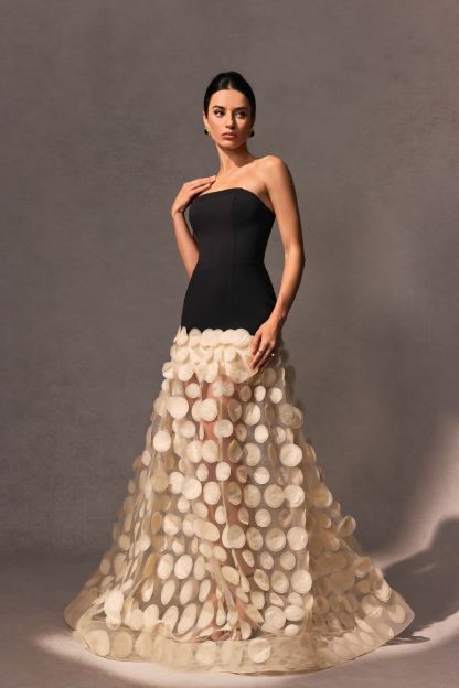 Aurélienne | Statement Strapless Evening Dress