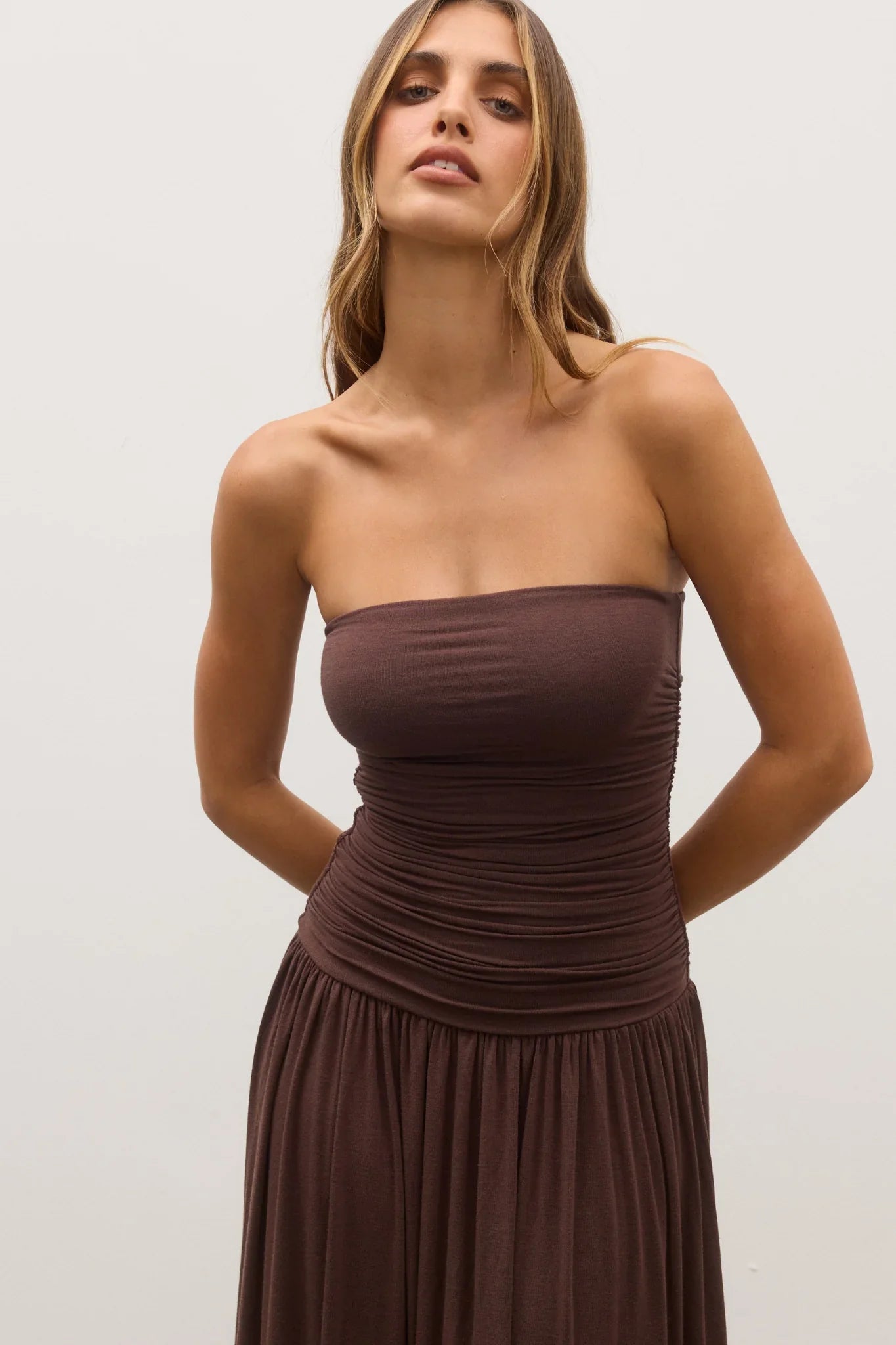Marilou | Strapless Maxi Dress