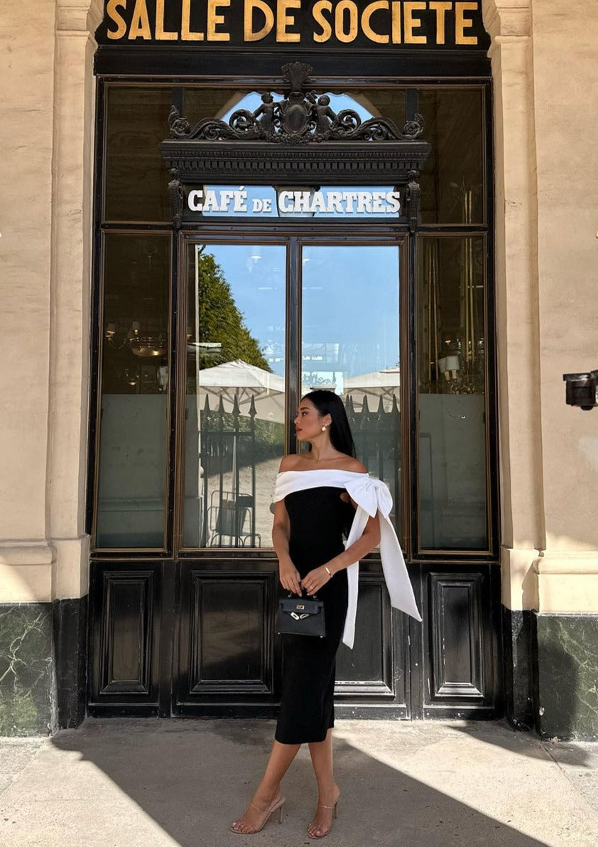 Colette | Off-Shoulder midi Jurk