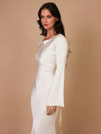 Miss | Jurk Dames Maxi Fluïde Lange Mouw - Viscose