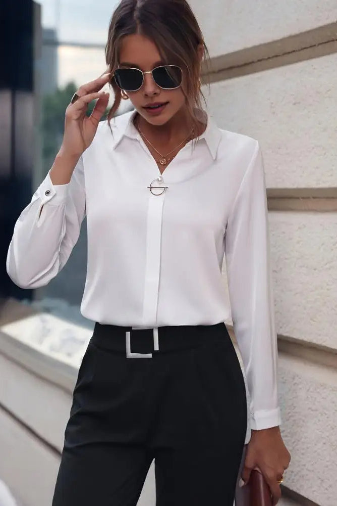 Sienna’s | Blouse Women Essential Regular Fit – Chiffon