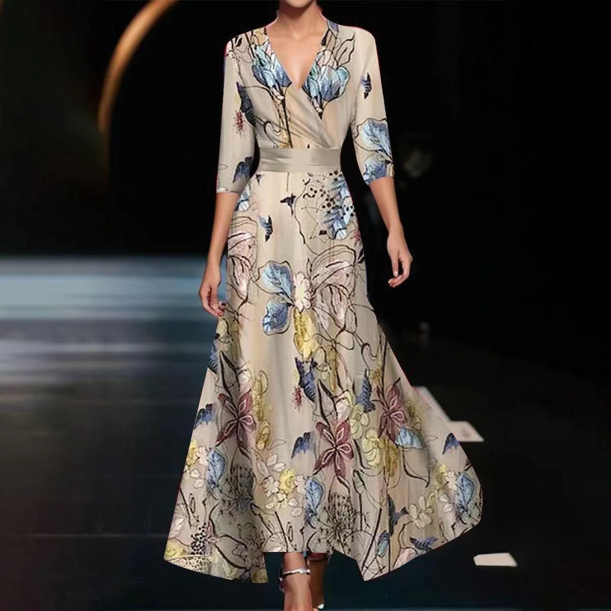 Emily - Luxury Floral Dress