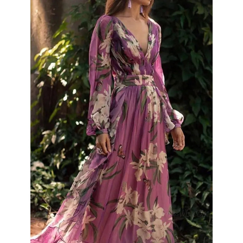 Miss | Jurk Dames Maxi Elegant - Polyester