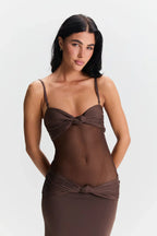 Soraya | Mesh Maxi Dress