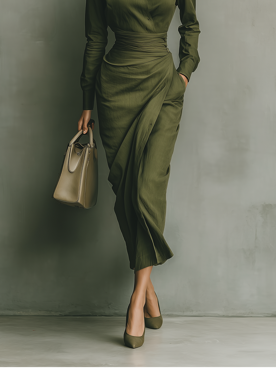 Miss | Jurk Dames Maxi Casual - Katoenmix