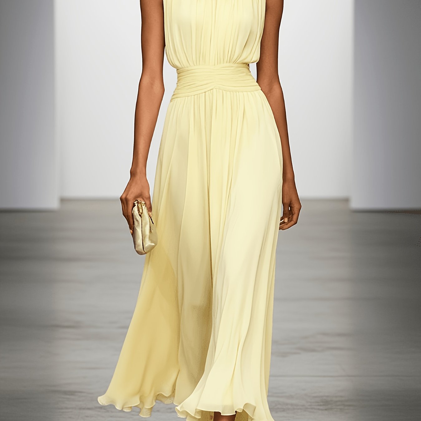 Miss | Jurk Dames Maxi Elegance - Viscose