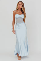 Celina | Mesh Detail Maxi Dress