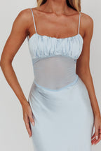 Celina | Mesh Detail Maxi Dress