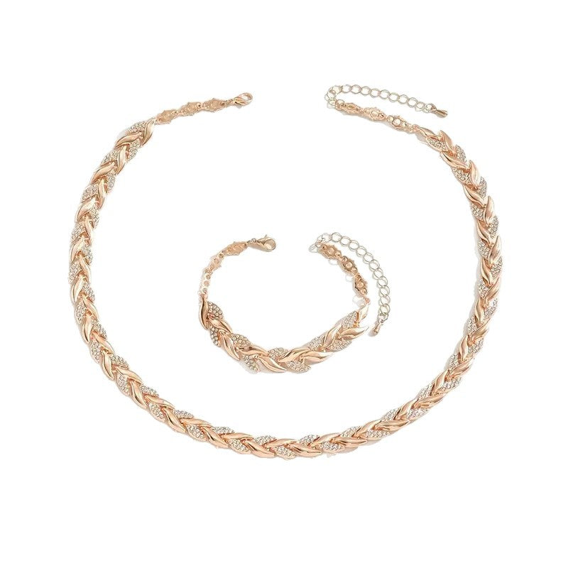 Elegant Rhinestone Fish Tail Set — 5