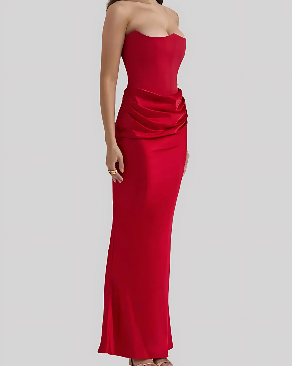 Miss | Jurk Dames Maxi Drapeert - Viscose