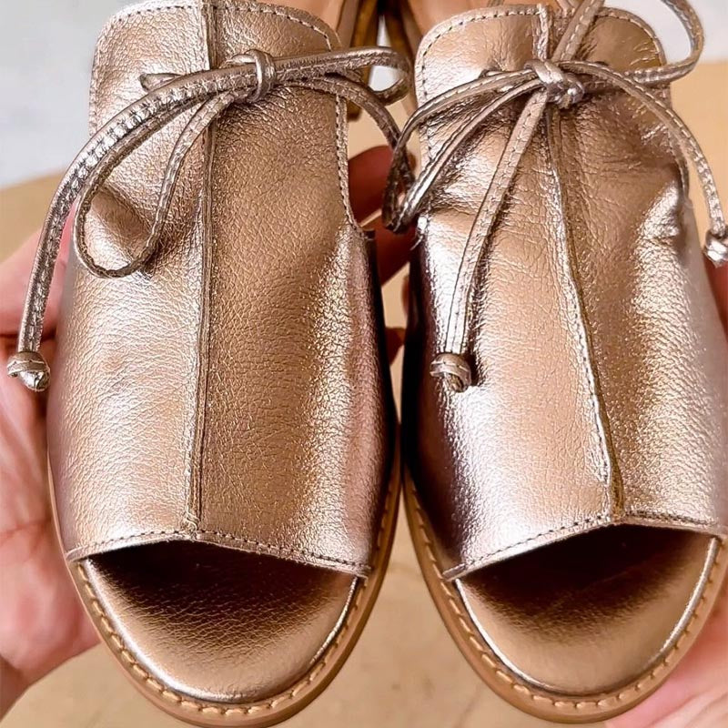 LILLIANA – STRAP-STYLE LEATHER SANDALS. — 8