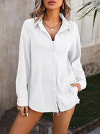 Miss | Blouse Dames Lange Mouwen Jacquard - Polyester