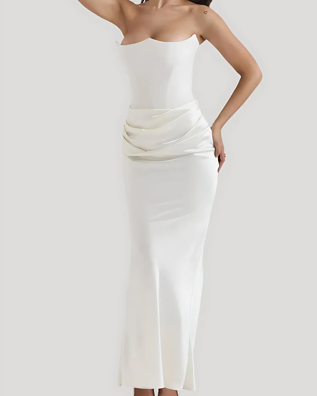 Miss | Jurk Dames Maxi Drapeert - Viscose