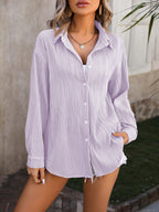 Miss | Blouse Dames Lange Mouwen Jacquard - Polyester
