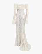 Arwen Lace | Off-Shoulder Maxi Jurk