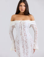 Arwen Lace | Off-Shoulder Maxi Jurk