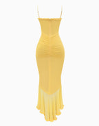 Soleil Ruffle | Maxi Jurk