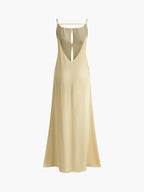 Celestine | Elegante Satijnen Maxi Jurk