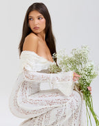 Arwen Lace | Off-Shoulder Maxi Jurk