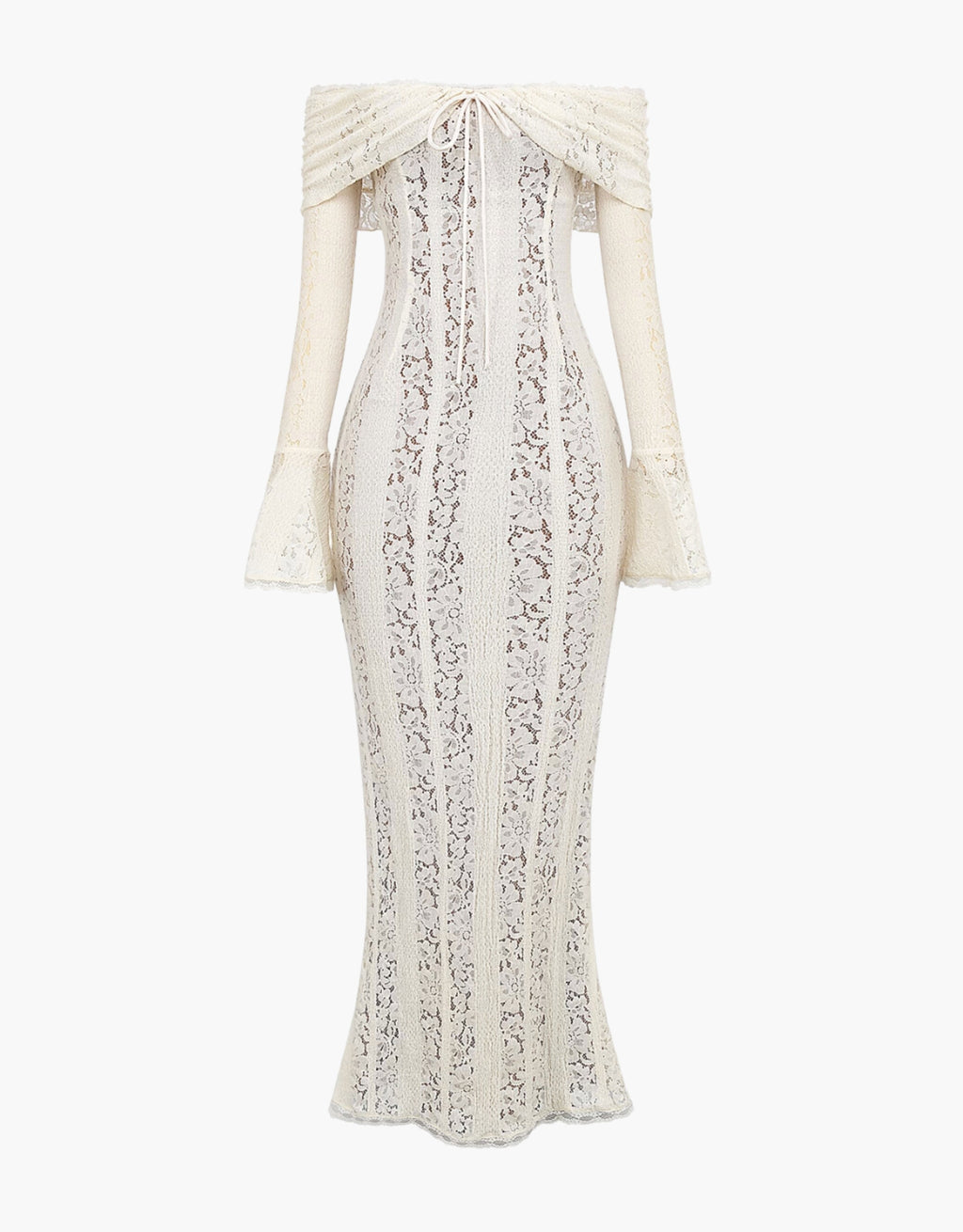 Arwen Lace | Off-Shoulder Maxi Jurk