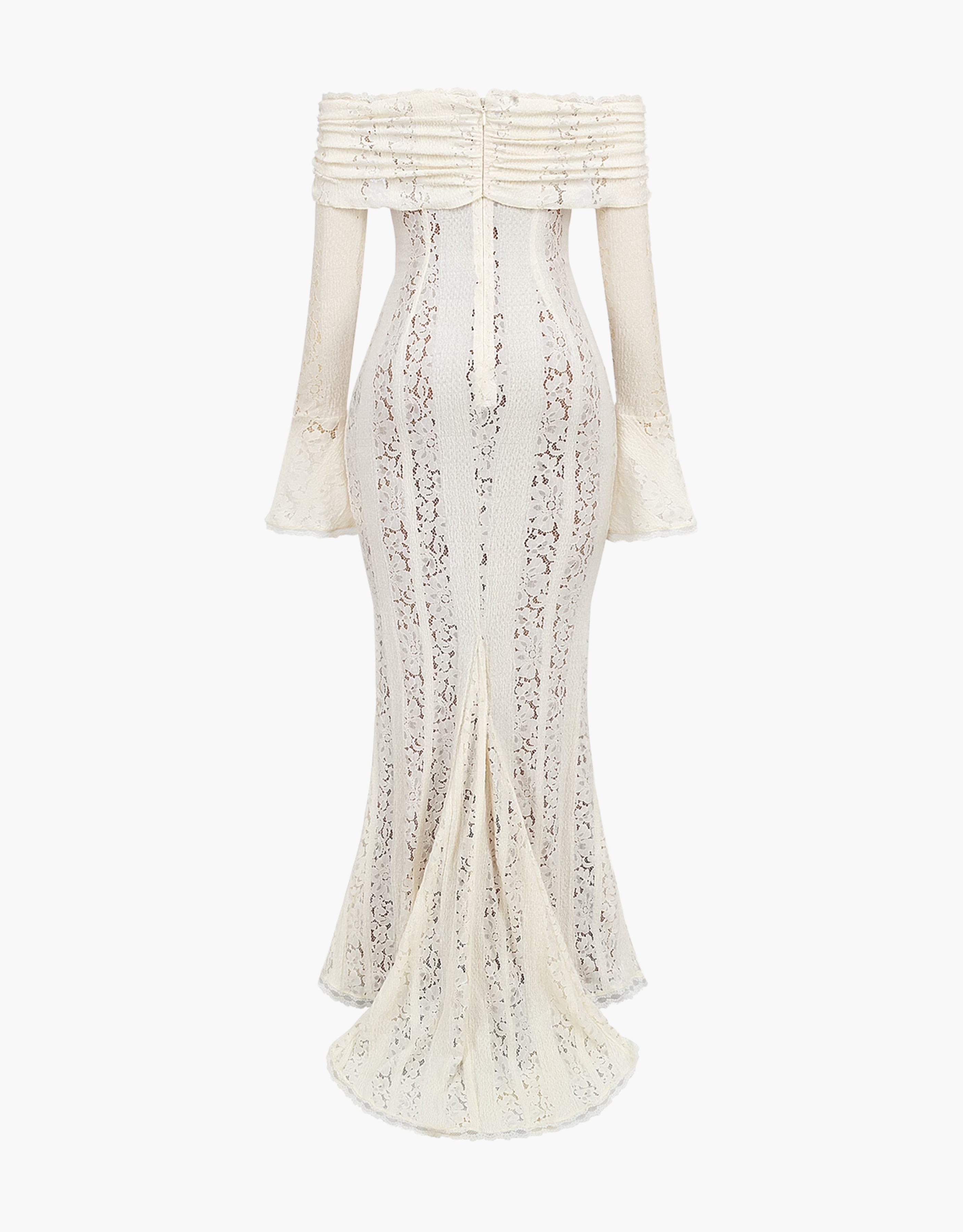 Arwen Lace | Off-Shoulder Maxi Jurk